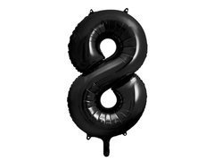 8-as számú fekete fólialufi - 86 cm - 1 db.