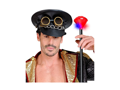 Sétapálca villogó piros "rubinnal" - 88 cm