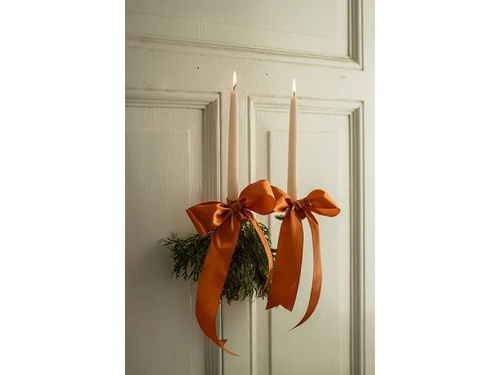 Szatén szalag, rozsda, 38 mm / 25 m, 1 db.