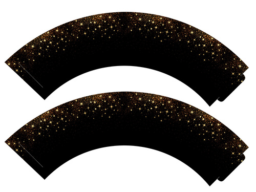 Szikrázó cupcake tokok - 6 db.