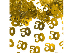 Ötvenes évek arany konfetti - 15g