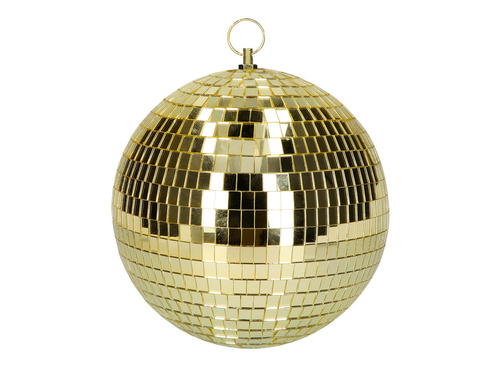 Arany diszkógömb - 20 cm - 1 db.