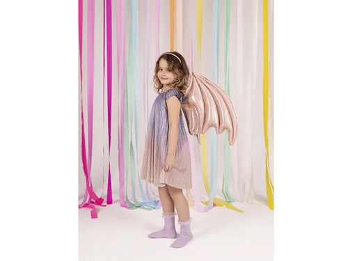 A denevér szárnyai fólialufi rózsaszín arany - 85 x 50 cm - 1 db.