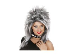 Rocksztár paróka szürke