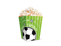 Popcorn dobozok Football - 6 db.