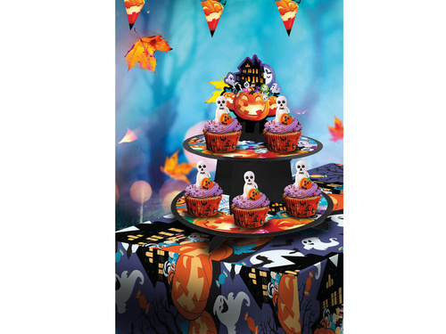 Halloween Vidám cukrászdai tálca állvány - 1 db.