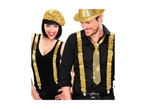 Arany flitteres nadrágtartó