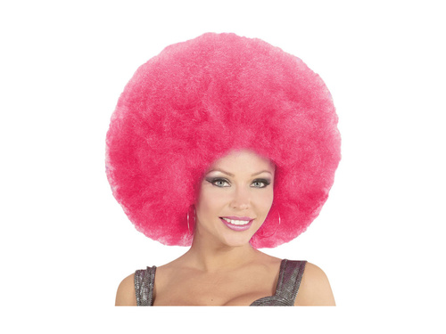 Rózsaszín magas minőségű afro paróka