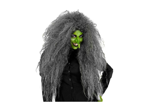 Szürke nagy frisé paróka