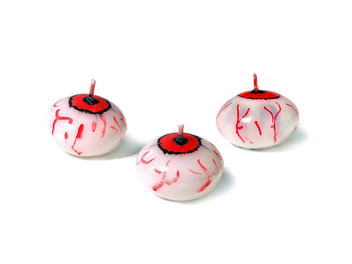 Lebegő gyertya Szem - 4 cm - 3 db