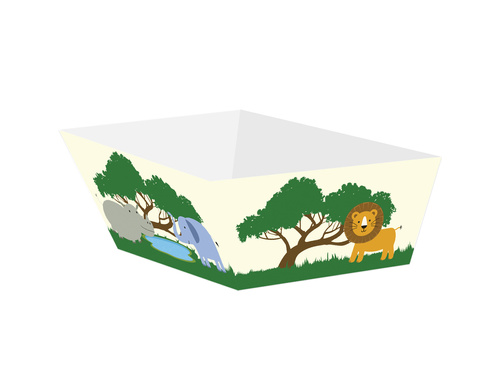 Szafari chipes dobozok - 4 db.