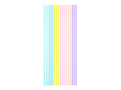 Vékony színes születésnapi gyertyák - 16,5 cm - 18 db.