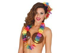 Hawaii többszínű nyaklánc - 1 db.