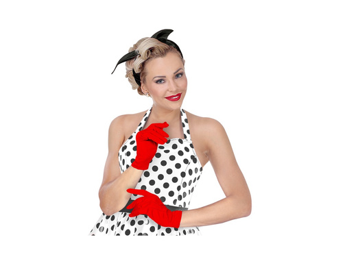 Piros kesztyű felnőtteknek