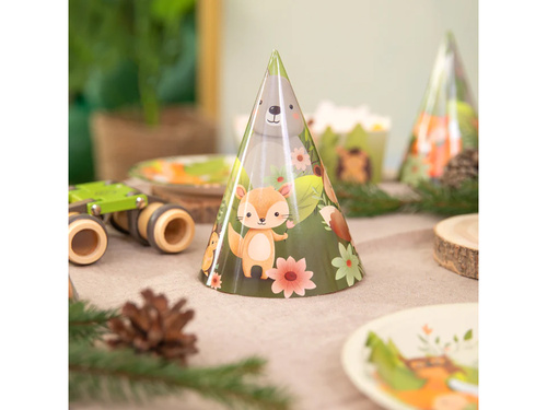Papírkupakok Forest friends - 6 db.