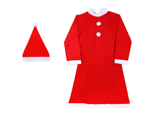 Mikulás jelmez lányoknak - 1 db.