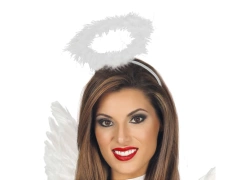 Fehér halo szalag - 1 db.