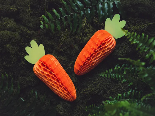 Répa rozettás függődísz - 20 cm - 1 db.