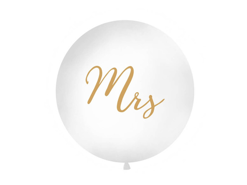 Nyomtatott óriás léggömb Mrs - 1 méter - 1 db.
