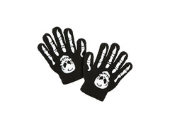 Csontváz kesztyű koponyával - gyerekeknek, gyapjúból készült