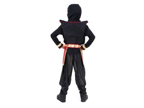 Ninja harcos jelmez fekete - 1 db.