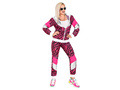 Disco jelmez rózsaszín csíkos tréningruha