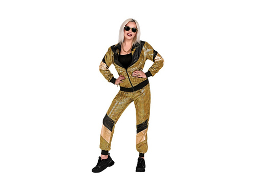 80-as évek jelmez - arany fényvisszaverő tréningruha