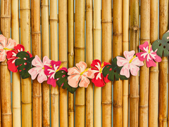 Trópusi virágfüzér - 200 cm - 1 db.