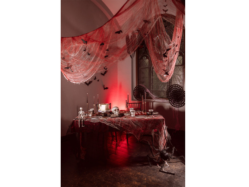 Függő rozetta dekoráció Pókháló - 50 cm - 1 db.