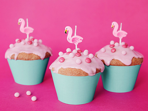 Pikers Flamingó gyertyák - 5 db.
