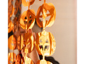 Halloween függöny - ajtófüggöny - Tök - 100 x 200 cm