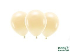 EKO latex pasztell léggömbök világos barack - nagy - 10 db.
