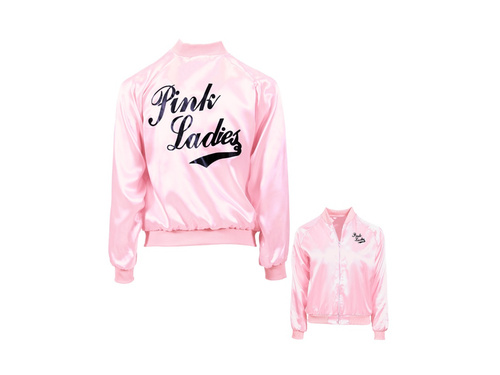 Rózsaszín szatén kabát nőknek - 50-es évek stílus - 50-es évek Lady