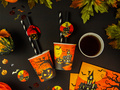 Halloween kísértetház papírpoharak - 250 ml - 6 db.