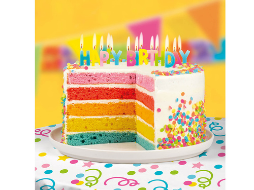 Boldog születésnapot piknik gyertyák - 13 db.