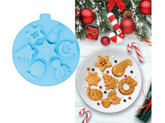 Karácsonyi kekszforma - 7 db.