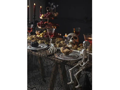 Halloween pókhálós terítő - 135 x 180 cm - 1 db.