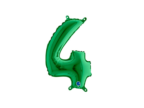 4-es számú fólialufi zöld - 36 cm - 1 db.