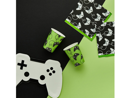 Game On papírpoharak - 250 ml - 8 db.