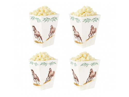 Popcorn dobozok Lovak - 6 db.