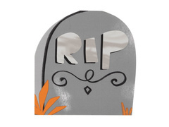 Sírkő szalvéták - 24 cm - 16 db.