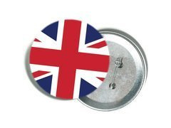 Brit zászlós kitűző - 1 db.