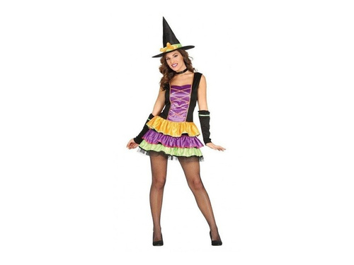 Színes boszorkány jelmez nőknek