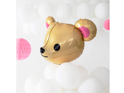 3D mackó fólialufi - 59 x 58 cm - 1 db.