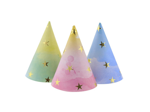 Papírkupakok Arany csillagok - 6 db.