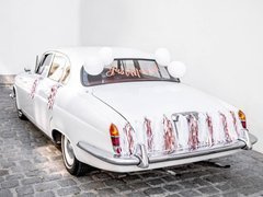 Just Married autódísz készlet rózsaarany - 7 db.