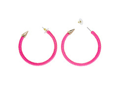 Neon rózsaszín fülbevaló