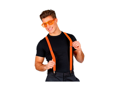 Neon narancssárga diszkó fogszabályzó