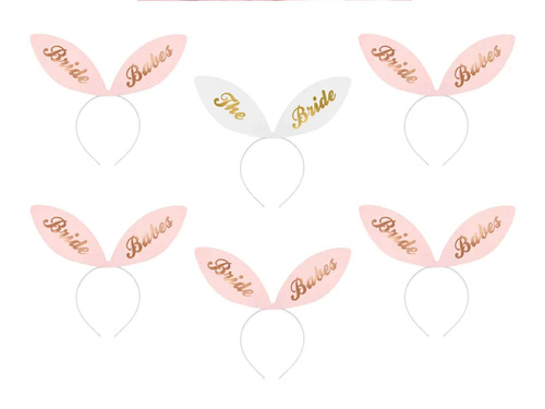 Menyasszonyi csapat karszalagok - 6 db.