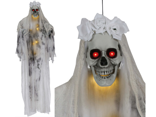 Csontváz menyasszony függő dekoráció - 180 cm - 1 db.